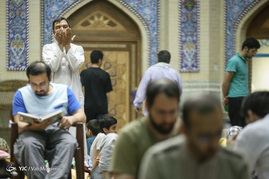 مراسم معنوی اعتکاف در مسجد امام سجاد(ع)