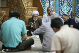 مراسم معنوی اعتکاف در مسجد امام سجاد(ع)