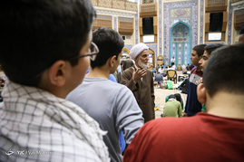 مراسم معنوی اعتکاف در مسجد امام سجاد(ع)