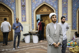 مراسم معنوی اعتکاف در مسجد امام سجاد(ع)