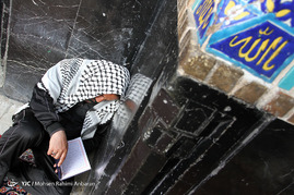 مراسم معنوی اعتکاف در مسجد گوهرشاد حرم رضوی