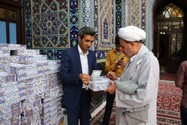 مراسم معنوی اعتکاف در مسجد گوهرشاد حرم رضوی