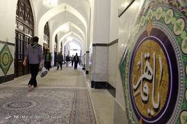 مراسم معنوی اعتکاف در مسجد گوهرشاد حرم رضوی