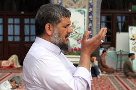 مراسم معنوی اعتکاف در مسجد گوهرشاد حرم رضوی
