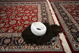 مراسم معنوی اعتکاف در مسجد گوهرشاد حرم رضوی