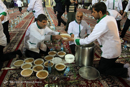 مراسم معنوی اعتکاف در مسجد گوهرشاد حرم رضوی