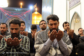 مراسم معنوی اعتکاف در مسجد گوهرشاد حرم رضوی