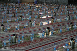 مراسم معنوی اعتکاف در مسجد گوهرشاد حرم رضوی