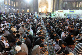 مراسم معنوی اعتکاف در مسجد گوهرشاد حرم رضوی