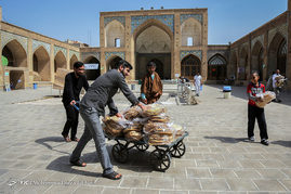 مراسم معنوی اعتکاف در قم‎
