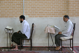 مراسم معنوی اعتکاف در قم‎