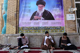 مراسم معنوی اعتکاف در قم‎
