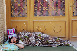 مراسم معنوی اعتکاف در قم‎