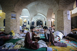 مراسم معنوی اعتکاف در قم‎