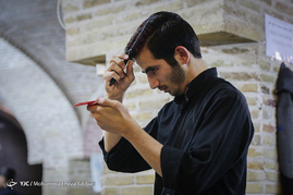 مراسم معنوی اعتکاف در قم‎