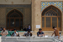 مراسم معنوی اعتکاف در قم‎