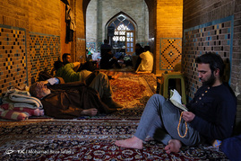 مراسم معنوی اعتکاف در مسجد حکیم اصفهان‎