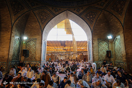 مراسم معنوی اعتکاف در مسجد حکیم اصفهان‎