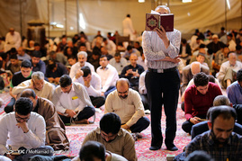 مراسم معنوی اعتکاف در مسجد حکیم اصفهان‎