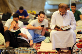 مراسم معنوی اعتکاف در مسجد حکیم اصفهان‎