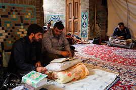 مراسم معنوی اعتکاف در مسجد حکیم اصفهان‎