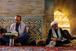 مراسم معنوی اعتکاف در مسجد حکیم اصفهان‎