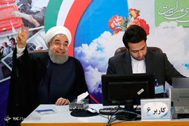 ثبت نام روحانی در انتخابات ریاست جمهوری