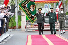 استقبال رسمی وزیر دفاع ایران از وزیر دفاع کشور آذربایجان