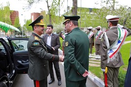 استقبال رسمی وزیر دفاع ایران از وزیر دفاع کشور آذربایجان