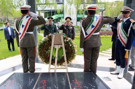 استقبال رسمی وزیر دفاع ایران از وزیر دفاع کشور آذربایجان