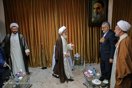 دیدار اعضای کمیسیون امنیت ملی مجلس شورای اسلامی با مراجع تقلید قم‎