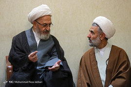دیدار اعضای کمیسیون امنیت ملی مجلس شورای اسلامی با مراجع تقلید قم‎
