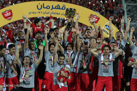 جشن قهرمانی تیم فوتبال پرسپولیس