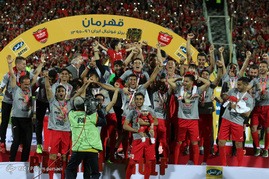 جشن قهرمانی تیم فوتبال پرسپولیس