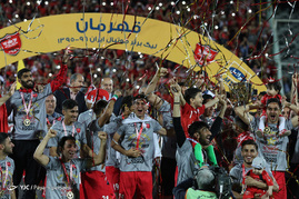 جشن قهرمانی تیم فوتبال پرسپولیس