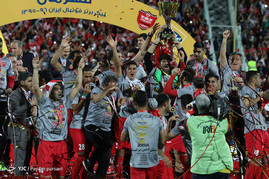 جشن قهرمانی تیم فوتبال پرسپولیس