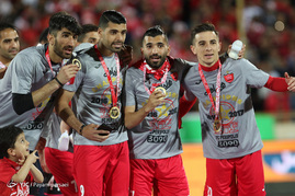 جشن قهرمانی تیم فوتبال پرسپولیس