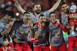 جشن قهرمانی تیم فوتبال پرسپولیس