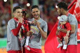 جشن قهرمانی تیم فوتبال پرسپولیس