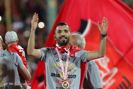 جشن قهرمانی تیم فوتبال پرسپولیس