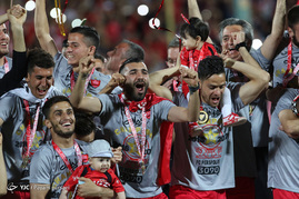 جشن قهرمانی تیم فوتبال پرسپولیس
