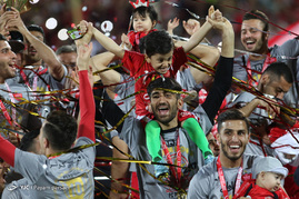 جشن قهرمانی تیم فوتبال پرسپولیس