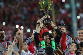 جشن قهرمانی تیم فوتبال پرسپولیس