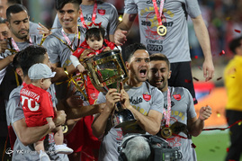 جشن قهرمانی تیم فوتبال پرسپولیس