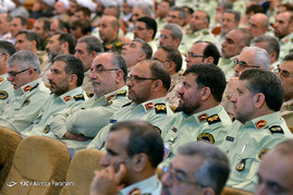 بیست و دومین همایش سراسری فرماندهان، ‌روسا و مدیران ناجا با حضور رئیس مجلس شورای اسلامی
