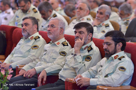 بیست و دومین همایش سراسری فرماندهان، ‌روسا و مدیران ناجا با حضور رئیس مجلس شورای اسلامی