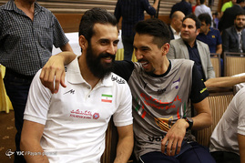 جشن قهرمانی لیگ‌های والیبال و رونمایی از پیراهن تیم ملی‎
