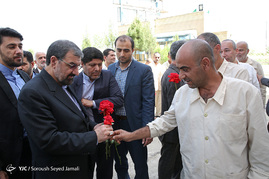 بازدید محسن رضایی از موسسه خیریه حمایت از آسیب دیدگان اجتماعی (سرای احسان)‎