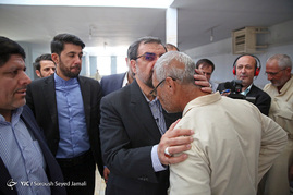 بازدید محسن رضایی از موسسه خیریه حمایت از آسیب دیدگان اجتماعی (سرای احسان)‎