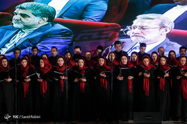 سخنرانی علی لاریجانی در مراسم افتتاح تالار بزرگ غرب استان تهران در شهر قدس